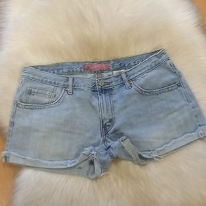 Levi's Boyfriend Cutoff Denim Shorts